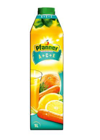 Pfanner - Mixed fruit juice _  A C E vitamins 30% 1l