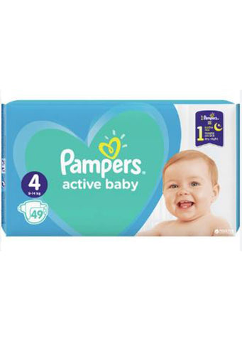 Pampers - Active Baby diapers 4 (49)