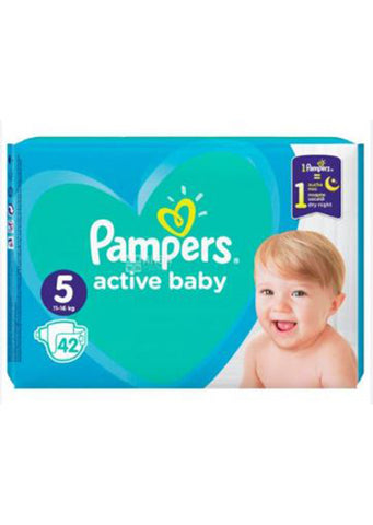 Pampers - Active Baby diapers 5 (42)
