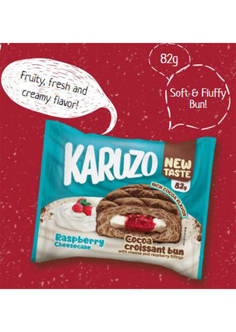 Karuzo - Raspberry Cheesecake 82g best before:30/03/2024