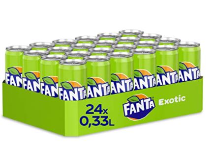 Fanta Tropical exotic soft drink can BOX (24pcs x 330ml)