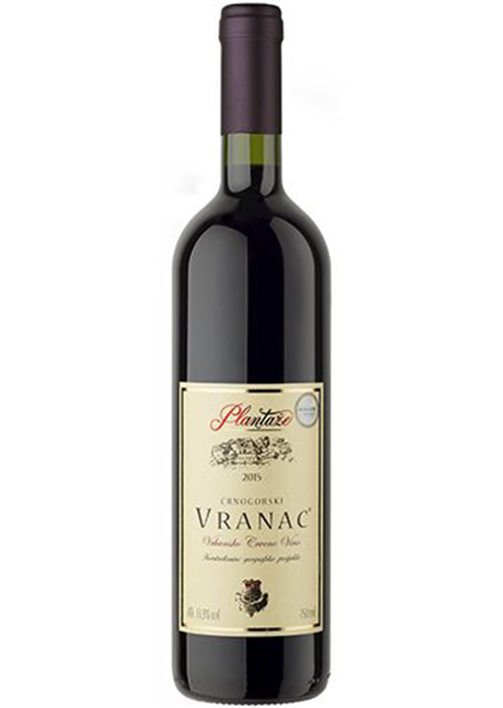 Plantaze -  Vranac red wine 13.5% vol. Alcohol 750ml