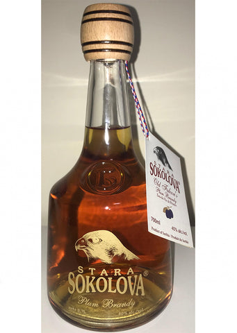 Stara Sokolova - Plum brandy 40% vol. Alcohol 700ml LUX