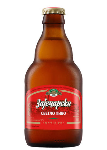 Zajecarsko light Beer 0.33 x 15pcs (BOX) best before:28/04/2024