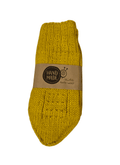 Wool Art Unisex knitted socks (one size) Yellow