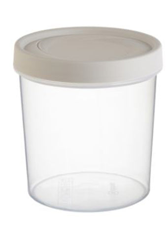Plastic Food storage container  Spinoja 1L Light gray
