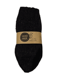 Wool Art Unisex knitted socks (one size) Black
