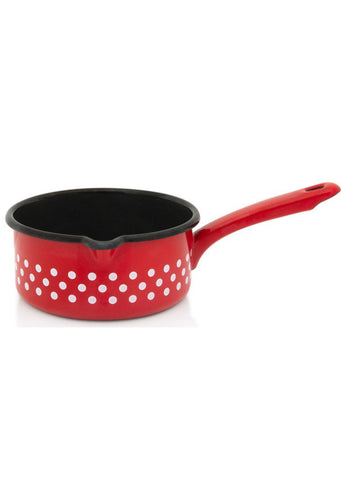 Metalac WHITE DOTS Casserole 12cm/0.67l