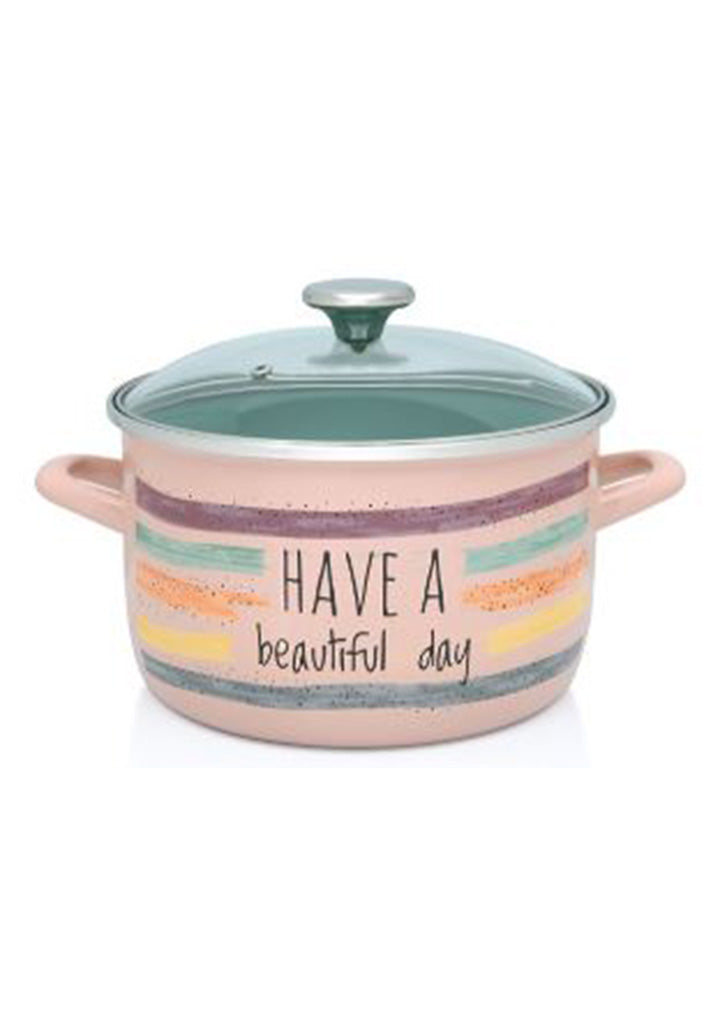 Metalac HAVE A BEAUTIFUL DAY Deep pot 16cm/2lit