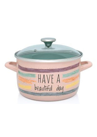 Metalac HAVE A BEAUTIFUL DAY Deep pot 16cm/2lit