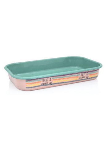 Metalac -  HAVE A BEAUTIFUL DAY Baking tray 38x22cm