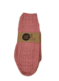 Wool Art Unisex knitted socks (one size) Light Pink