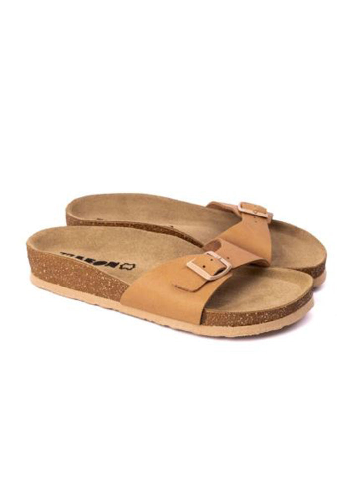Leon Womens Slippers Brown No.41
