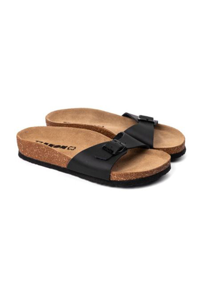 Leon - Womens Slippers Black No.42