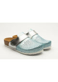 Leon Womens Slippers Mint/Silver No.39
