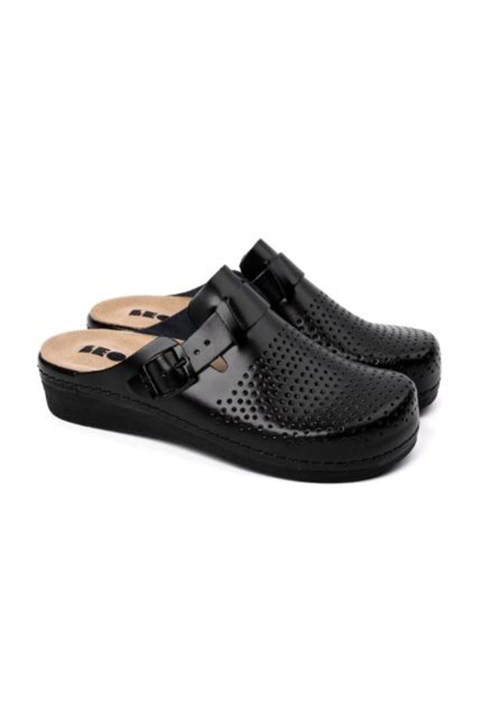 Leon Womens Slippers Black No.40