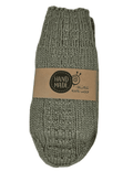Wool Art Unisex knitted socks (one size) Light Green