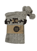 Wool Art Women knitted warmers (one size) Grey