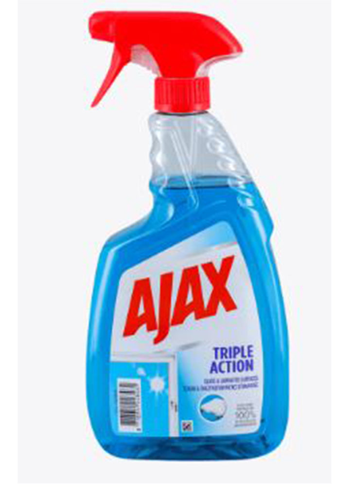 Ajax Triple Action glass cleaner in spray 750 ml