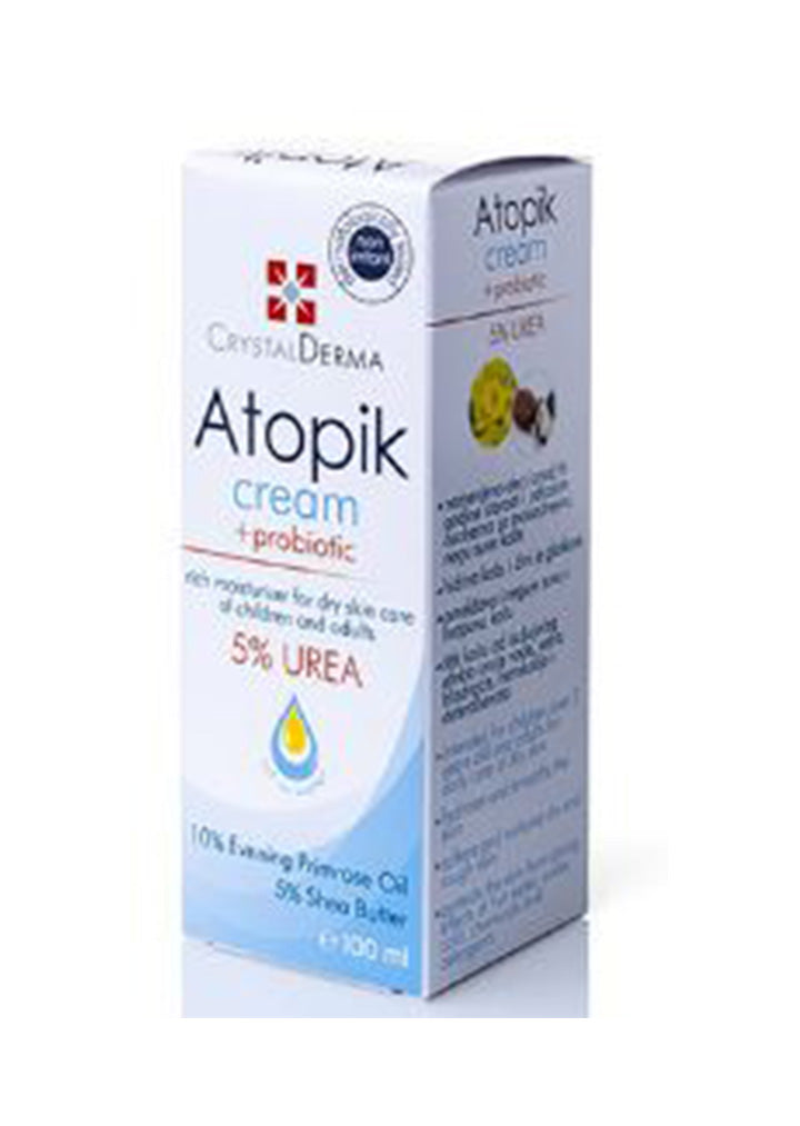 Crystal Derma - Atopic cream 5% urea + probiotic 100ml
