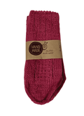 Wool Art Unisex knitted socks (one size) Pink
