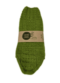 Wool Art Unisex knitted socks (one size) Green