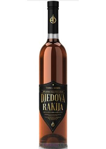 Djedova rakija - Sljivovica plum brandy 39% vol. Alcohol 0.75L