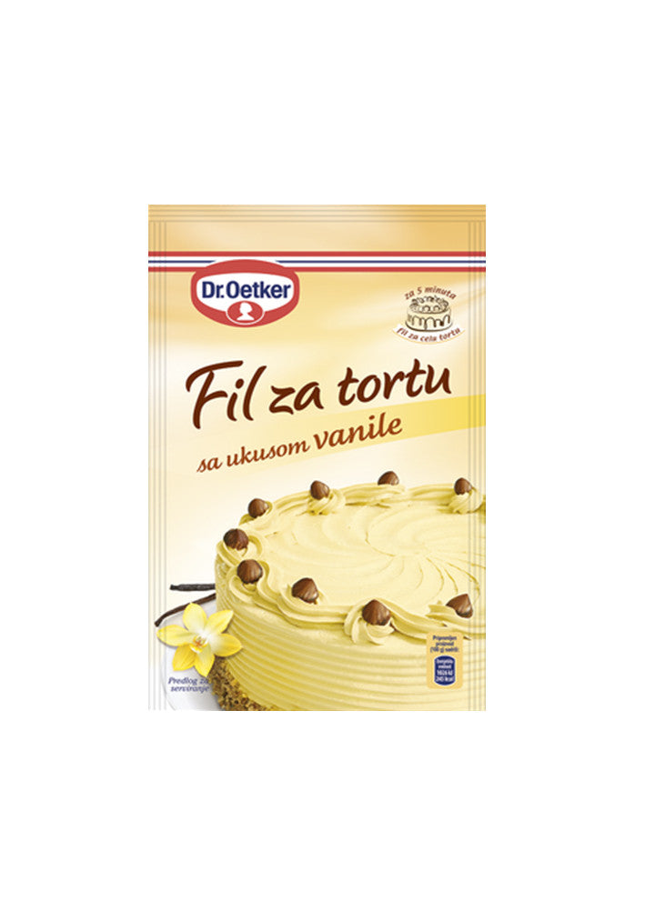 Dr.Oetker - Fill cake with vanilla flavour 140g