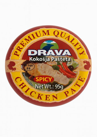 Drava Chicken Pate Spicy 95g