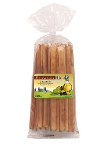 Stiratini - Grissini breadsticks with olive oil 250g