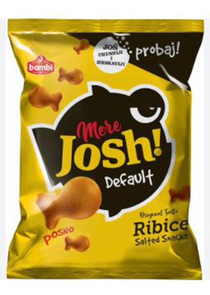 Bambi - Josh - Fish shaped salted snacks 180g - Fasten