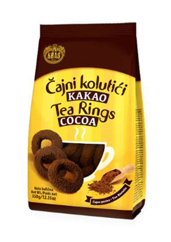 Kras tea rings with cocoa coating 350g