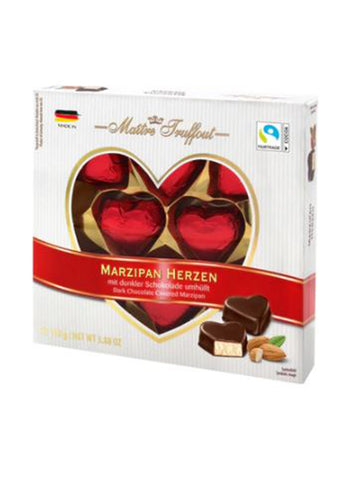 Maître Truffout - Marzipan hearts 110g best before:31/01/24