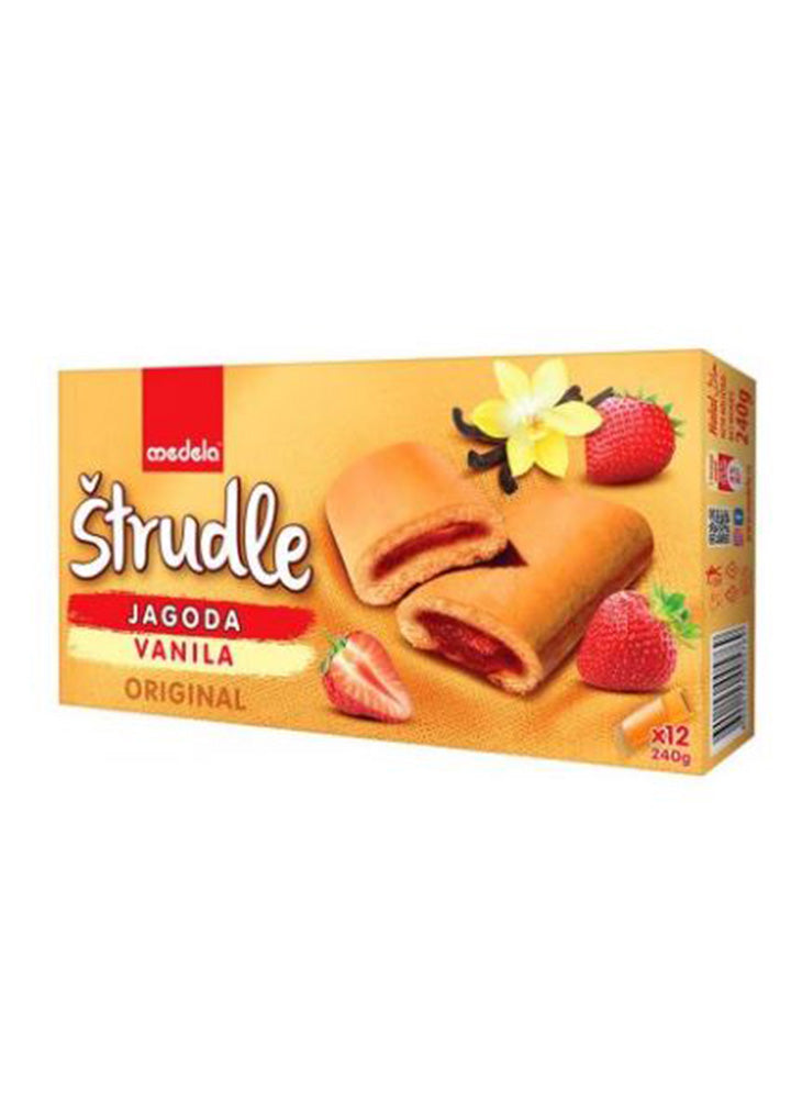 Medela - Strudels strawberry vanilla 240g