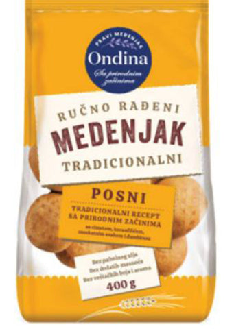 Ondina Traditional gingerbread cookies 400g FASTEN