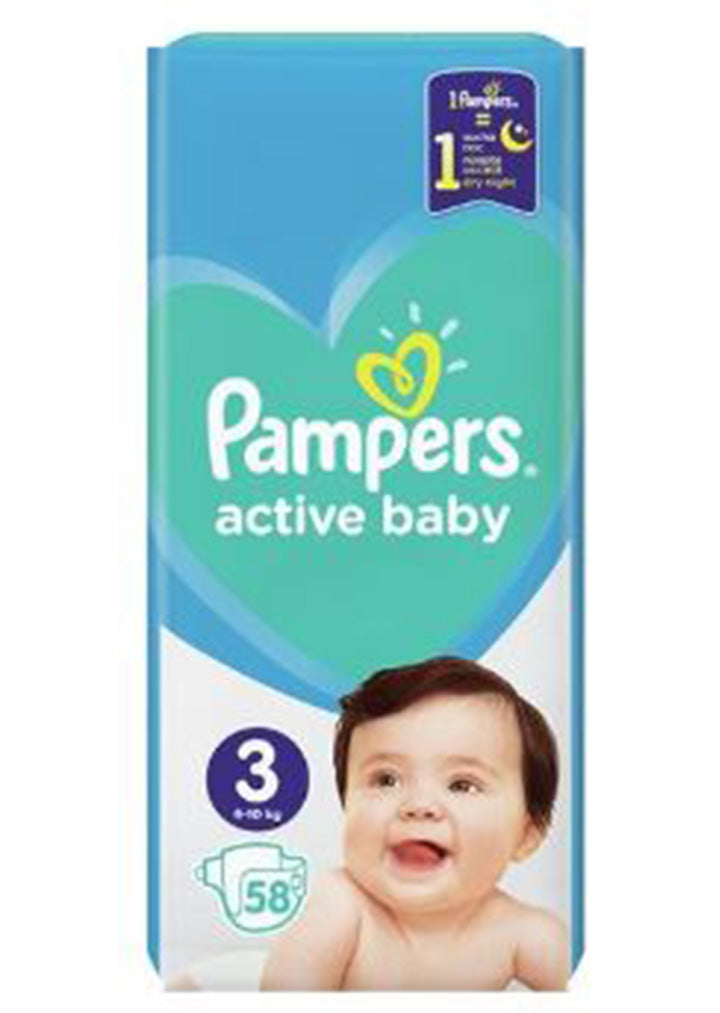 Pampers - Active Baby diapers 3 (58)