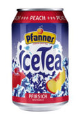 Pfanner Icetea peach can 330ml