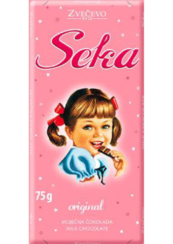 Zvecevo - Seka Milk chocolate 75g