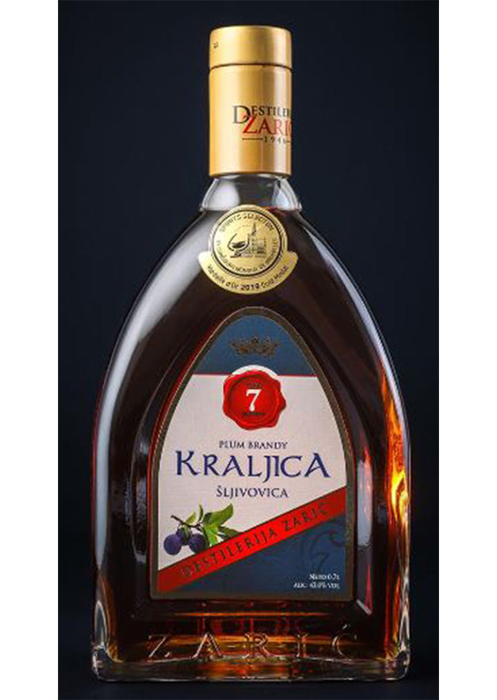 Zaric Kraljica plum brandy 42% vol. Alcohol 700ml