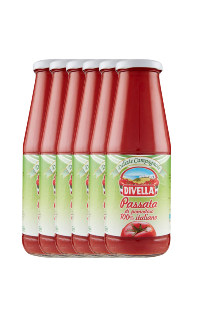Divella PASSATA tomato sauce 680g X 6pk eurogrocery