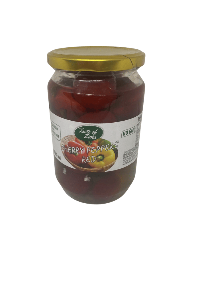 Taste of Zima Red Cherry Peppers 680g – eurogrocery