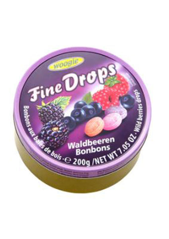 Woogie Candies with forest berries flavour 200g CAN