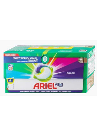 Ariel - All in 1 PODS laundry detergent Colour 29pk