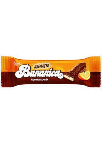 Soko Stark Choco coated banana foam dessert with orange 28g