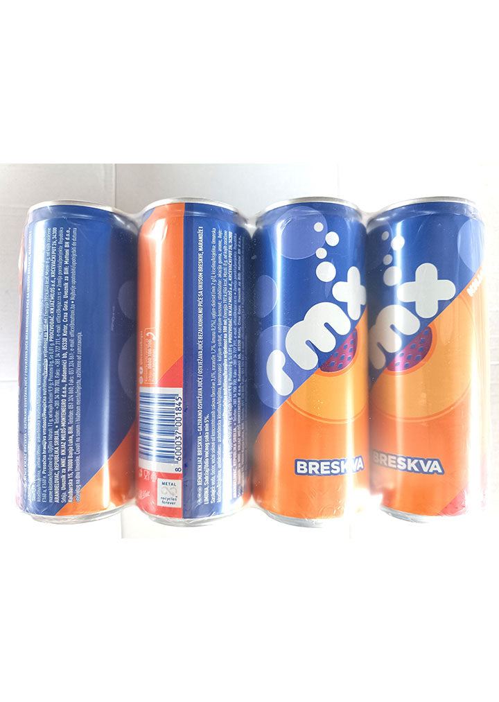 Knjaz Milos Remix Sparkling Peach 330ml X 12 pcs (BOX)