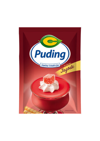 C proizvod - Strawberry pudding 40g