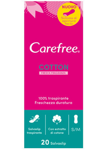 Carefree Pantyliners cotton x20