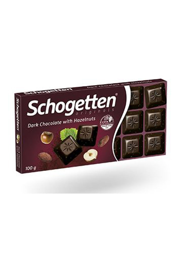 Schogetten - Dark with hazelnut chocolate 100g