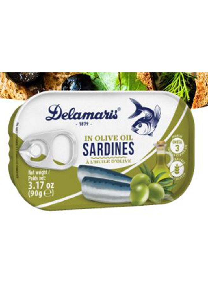 Delamaris - Sardines in olive oil 90g