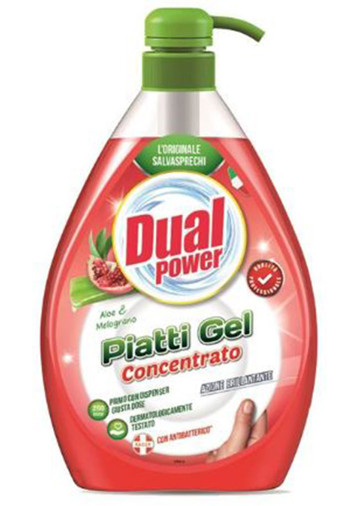 Dual dishwashing liquid concentrate Aloe Pomegranate 1L